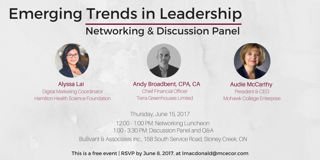 Join us #HamONT, on June 15 for a day of networking and learning about emerging trends in #leadership!  <a href="/alyssaglai/">Alyssa Lai, APR (she/her)</a>  #HamONT