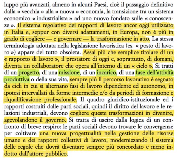 MicheTiraboschi's tweet photo. Bravo @BentivogliMarco che sul lavoro del futuro dice quanto scriveva #MarcoBiagi quindici anni fa senza essere capito dai più #FutureOfWork https://t.co/EKORRbkylM