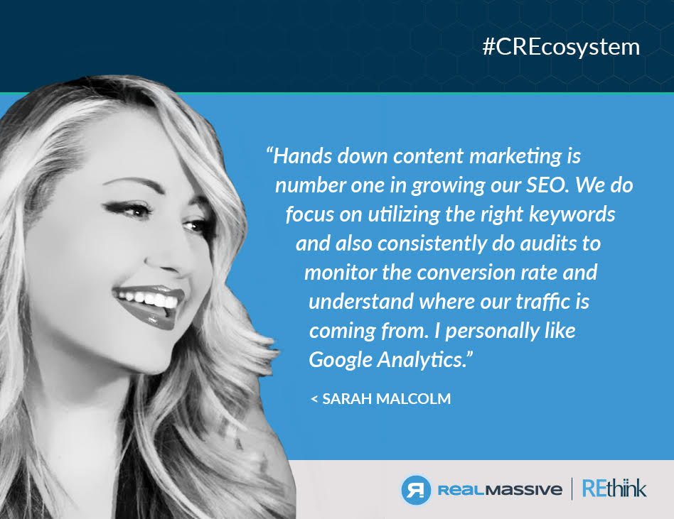 DiscoverCREtech's tweet photo. Check out @MrsSarahMalcolm featured in the #CREcosystem influencer ebook by @RealMassive and @Rethink https://t.co/lH37OmJVQg #CRETech https://t.co/9RwJGKo2px