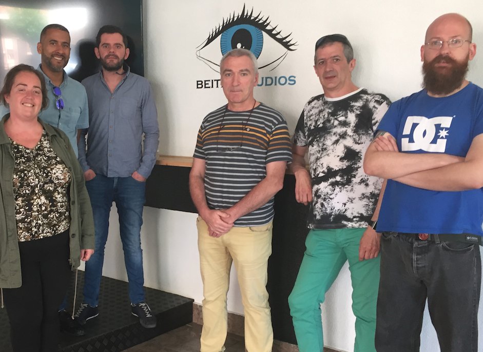 BeitxuStudios's tweet photo. Alumnos de @ArmeriaEskola probando #MachiningVR, nuestro taller de mecanizado en #realidadvirtual. #VR #Industria40 #Mungia #sartutabeitxu https://t.co/2Cp3gY4h8e