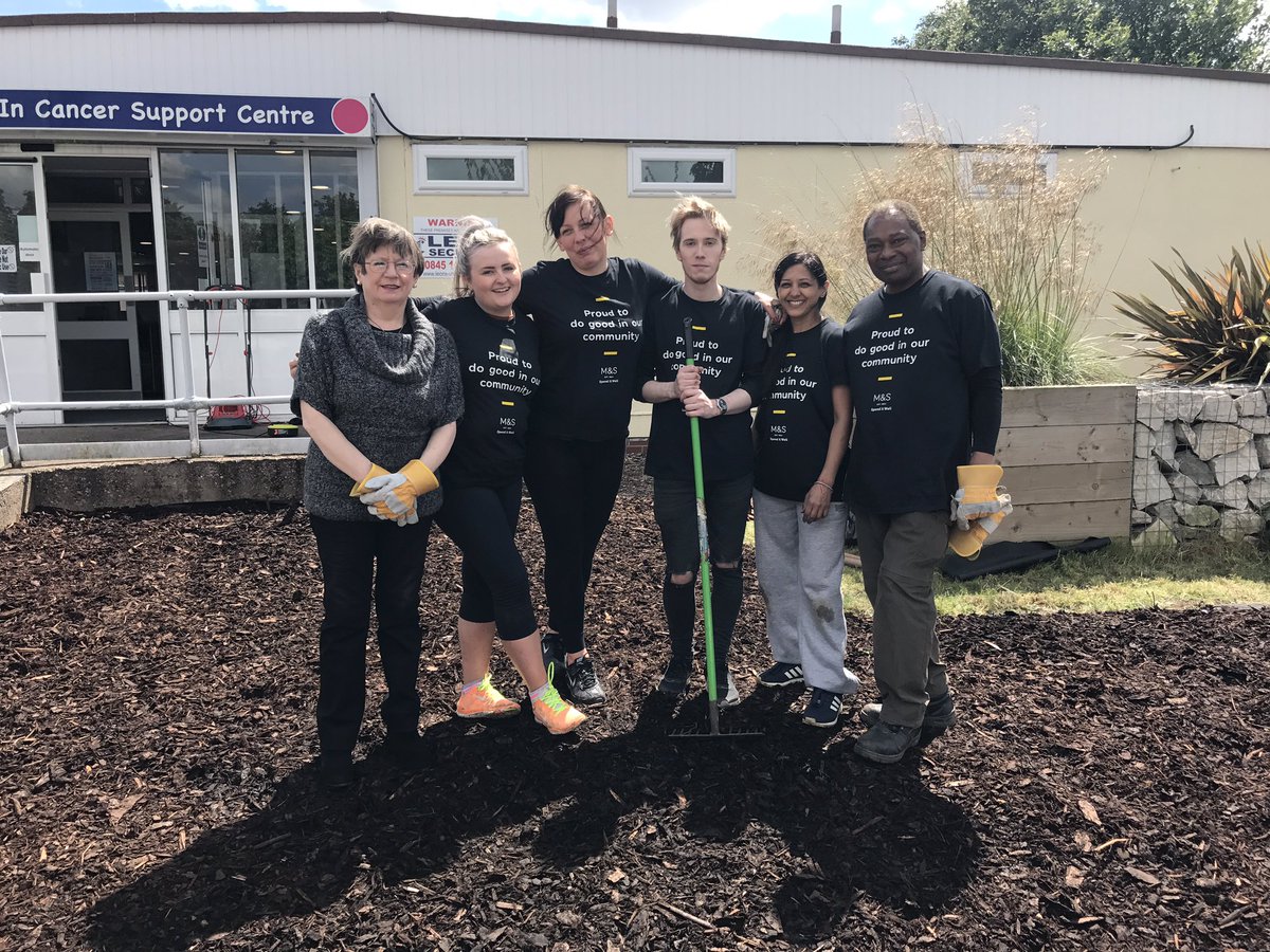 harry_moseley's tweet photo. On #wowzerwednesday we want to thank @marksandspencer #bham for transforming gardens at #DropInCancerSupportCentre #nationalvolunteerweek https://t.co/CuYHsiGfO1