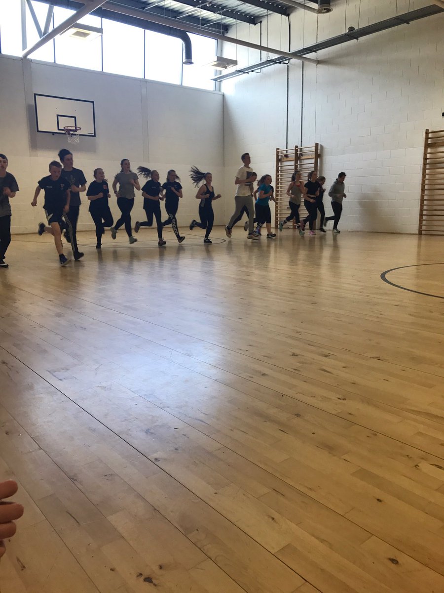 WChallenge2018's tweet photo. Everyone working hard during the first "beep test". It will all be worth it! https://t.co/QvBdo9EXkz