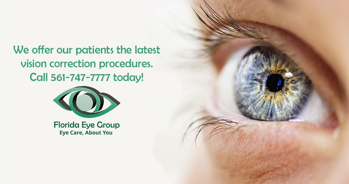 FL_EyeGroup's tweet photo. Isn't it time you see life clearly? Schedule an eye exam at Florida Eye Group now! Call 561-747-7777 or click here: https://t.co/xtSXX81ej9 https://t.co/7H8kLLRmxa