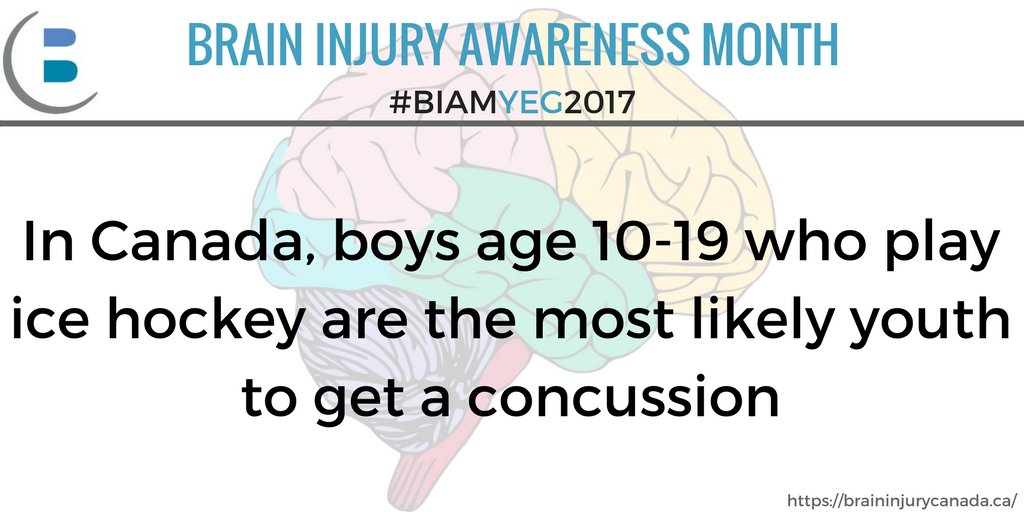 BrainCareAB's tweet photo. In Canada, concussions are most common in boys age 10-19 who play ice hockey. #WhatUpWed #BIAMYEG2017 #BIAM2017 https://t.co/Mph29WgSNs