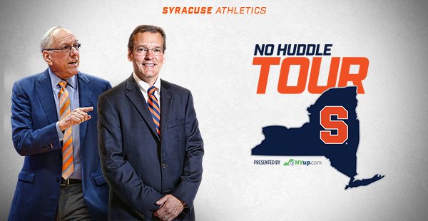 Cuse's tweet photo. Register today for the #NoHuddleTour stop in Albany with John Wildhack & @therealboeheim on 6/29: https://t.co/gL1D65BGqf https://t.co/Sxnuh7zDTE