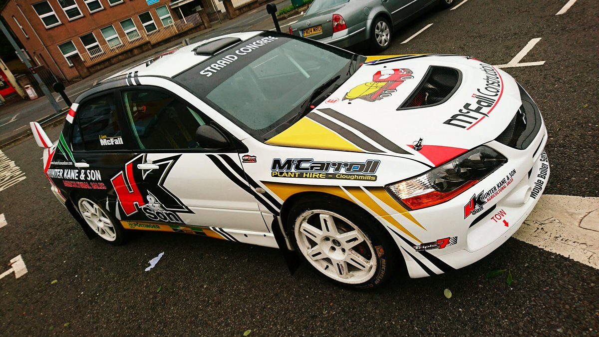#mtecgraphics @Liammcfall101 ready for <a href="/OffDonegalRally/">Donegal Int Rally</a>
