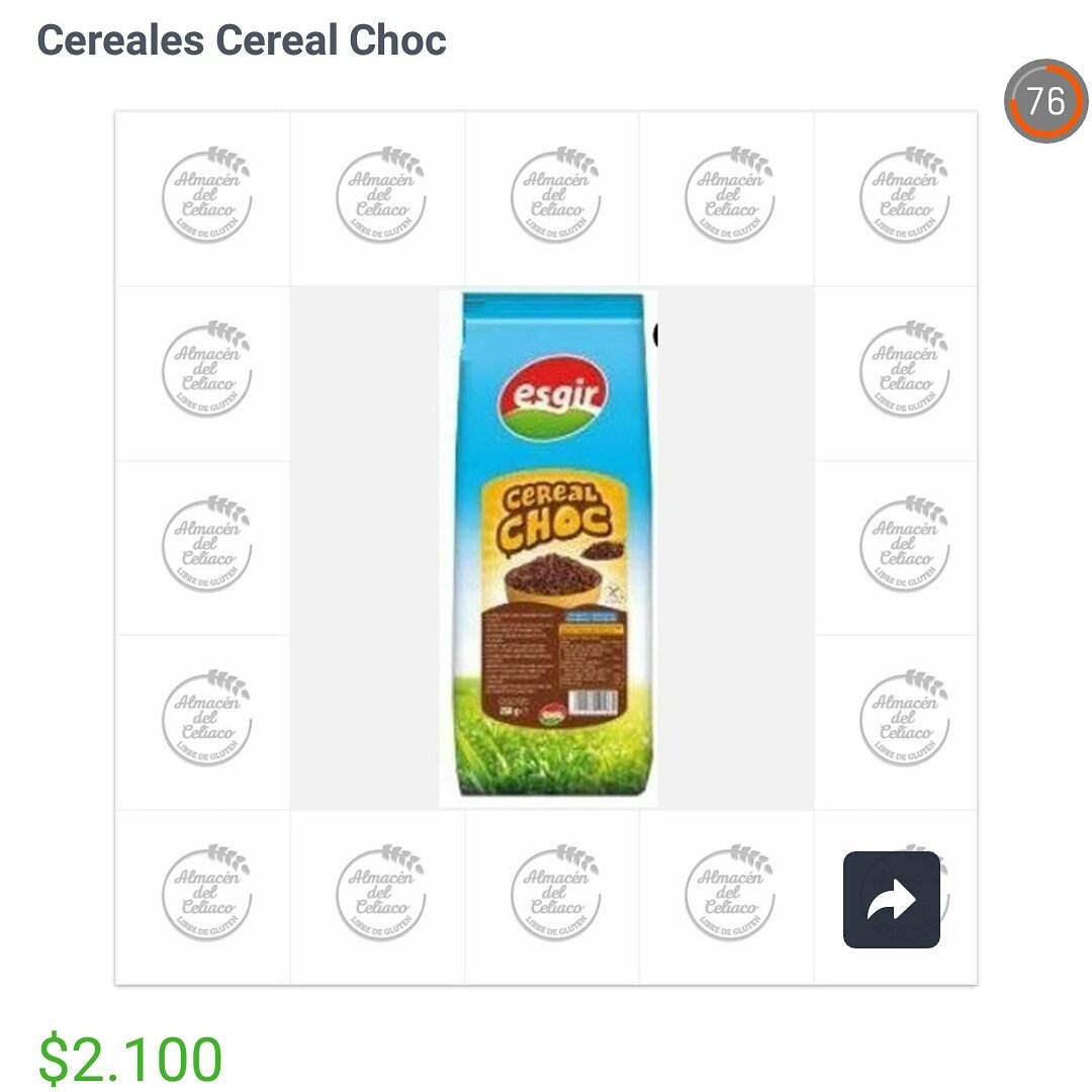 almacendceliaco's tweet photo. Delicioso Cereal de Maíz, Arroz y Cacao. #singluten #sinleche 250g $2100
Envíos a Regiones, envíos a domicilio, entregas en metros. https://t.co/zOPL0OBX0u