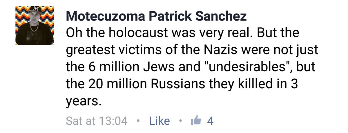 209Times's tweet photo. Did @Stocktonopolis accuse @motecuzomatzin of lowkey Holocaust denial? Don't worry, I think you deleted that post. https://t.co/kxB9UOkFep