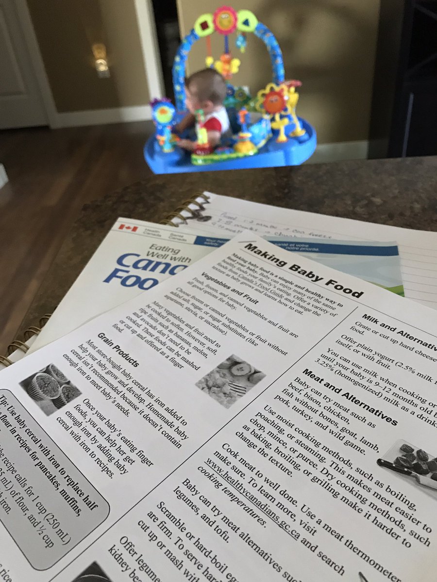elivingstone21's tweet photo. Productive afternoon of learning about #makingbabyfood ok baby boy.... let the #foodfighting begin #momlife #mortgagebrokermom #health #cfg https://t.co/IyBEK8Br5D