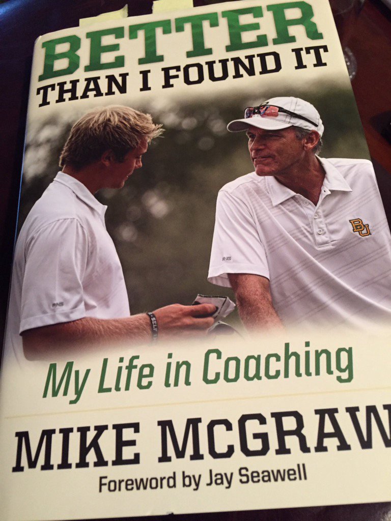 GolfChatLive's tweet photo. @bearcoachmcgraw  Mike looking forward to reading "My life in Coaching." 👍👍 https://t.co/OiEMnfNPjp