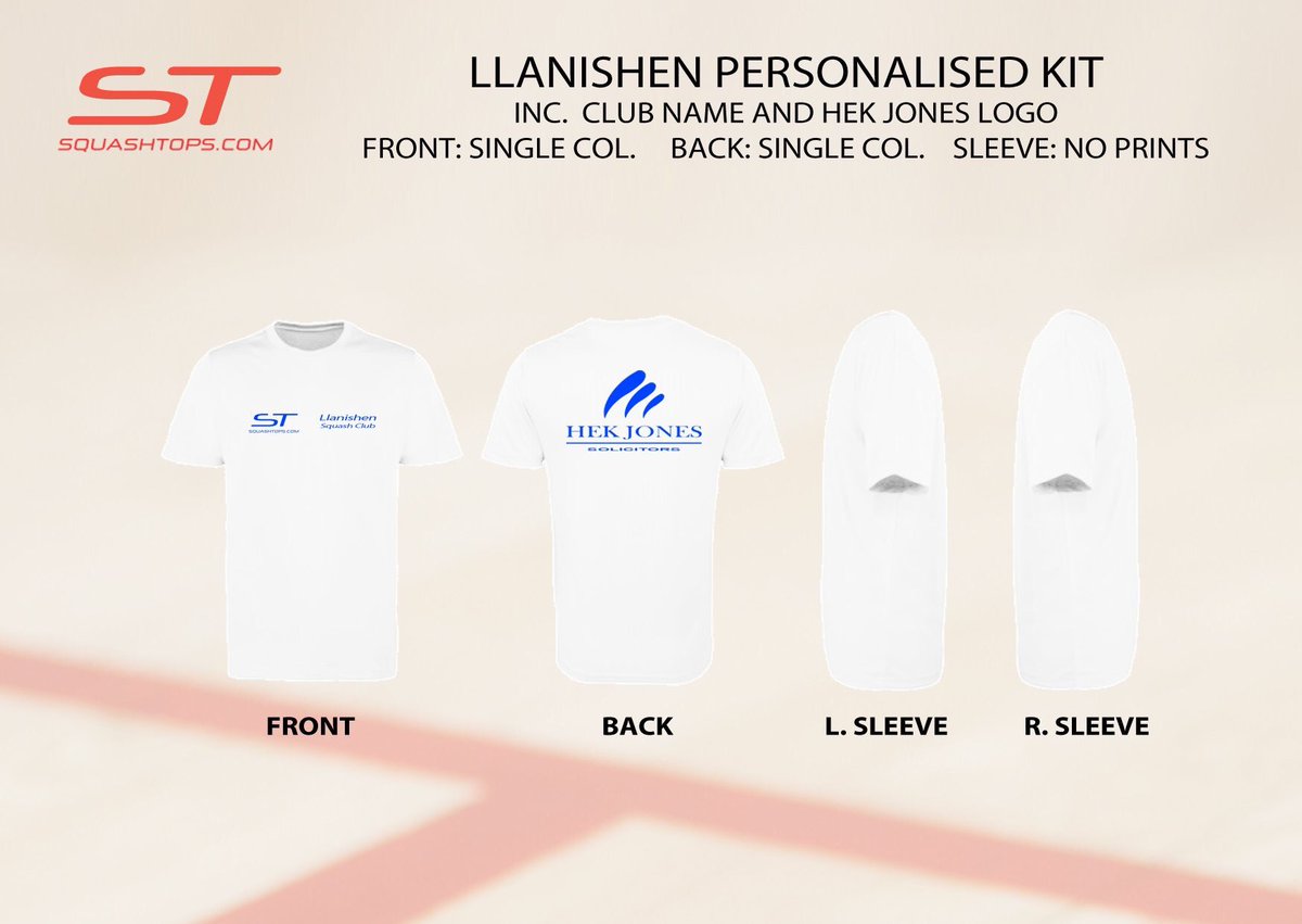 SquashTops's tweet photo. 50x Breathable Ts w/ Single Colour Print - £10each

100x Ts - £8.50each
200x Ts - £8each
(Example design attached) https://t.co/Fns1UEIr6k
