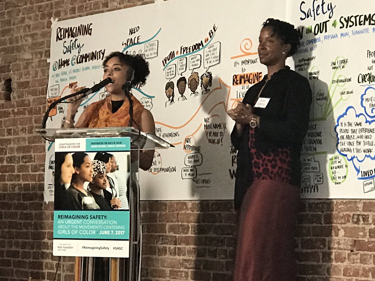 "We do not need permission - If we can show up as our full selves, we can organize, go back &amp; move this money" #G4GC #ReimaginingSafety