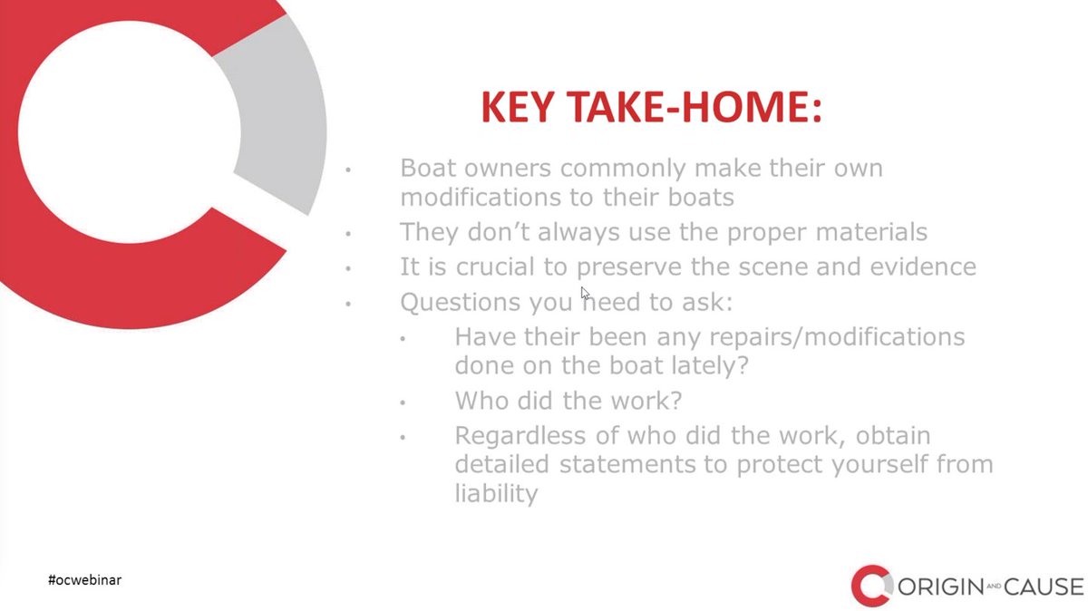 OCI_GroupInc's tweet photo. Marine Fire Investigation: Key takeaways #InsuranceClaims #OCwebinar https://t.co/eUEFeaQmZH
