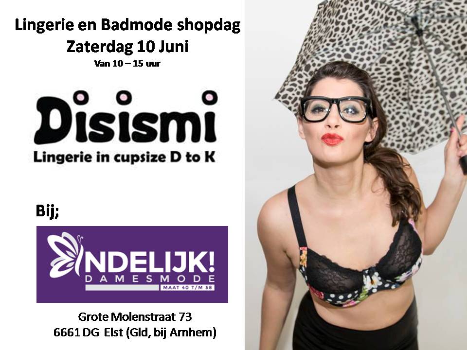 De TIETEN TOUR gaat door....as zaterdag bij Eindelijk in Elst...lekker beha en badmode shoppen. Kom je ook?