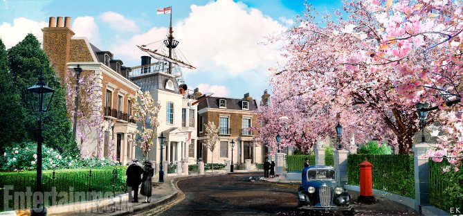 EW's tweet photo. Let's go fly a kite! Or MAYBE just look through these magical new #MaryPoppinsReturns photos: https://t.co/g8cV8cqBZB https://t.co/ar4QA9Up3c