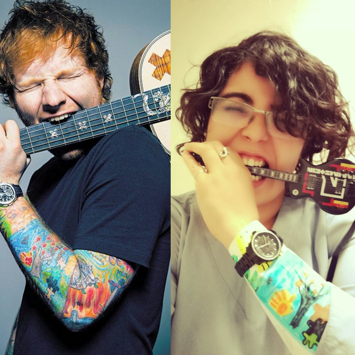 andreonepo's tweet photo. @los40mx @edsheeran @capimexico #EdCapiCuadenta #los40conEdSheeran si no fuera porque el es pelirojo seriamos gemelos. https://t.co/8DQdKVw3bg
