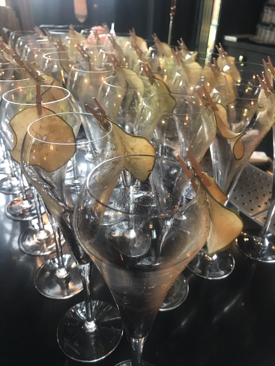DeliciousPR's tweet photo. Prepping the Golden Delicious Cocktail #DeliciousDecade #BeDelicious https://t.co/xsxyF7Gf1b