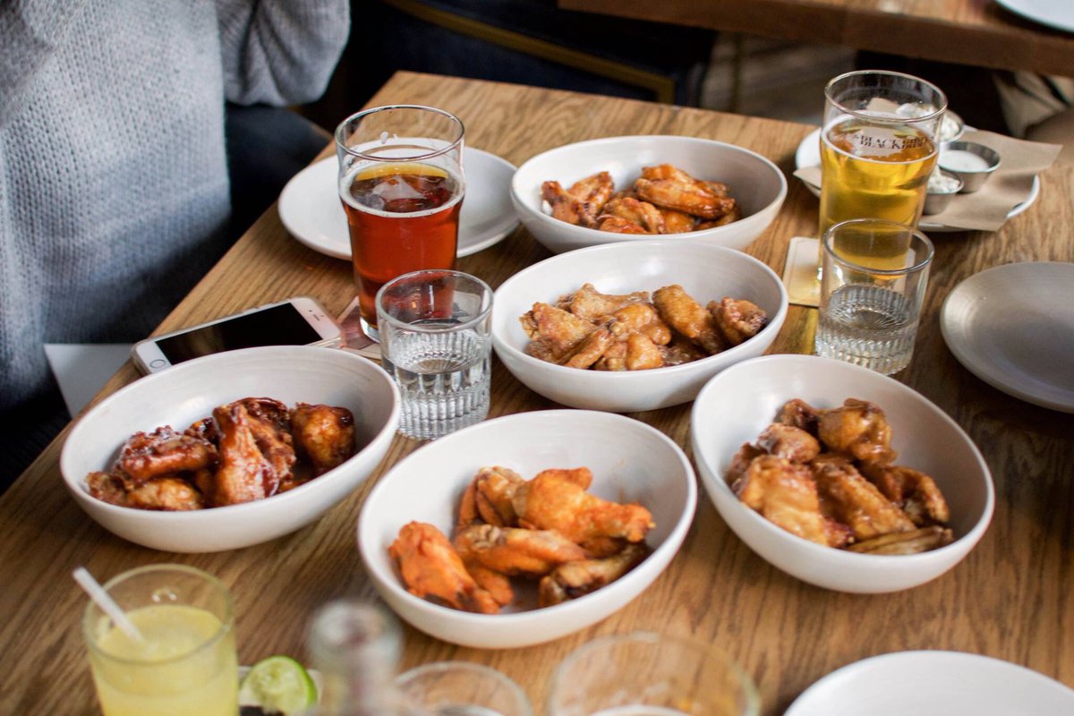 On Wednesdays we eat wings.