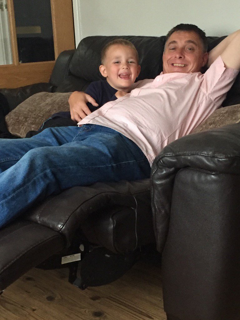 BecMaidment's tweet photo. Happy Birthday grandad! Love Freddie! Xxx https://t.co/sP4d9TSqWo