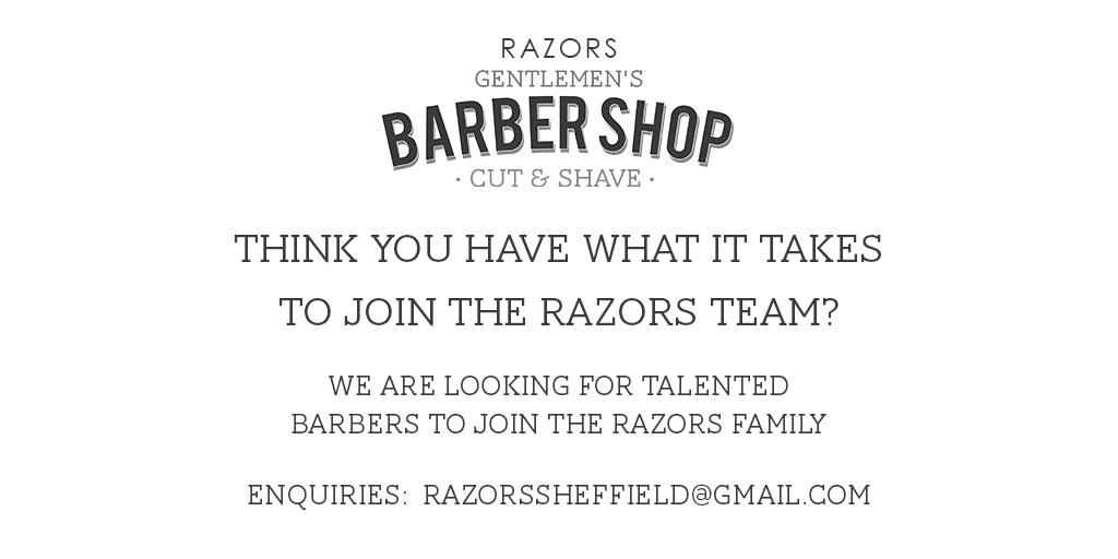 razorssheffield's tweet photo. JOIN THE RAZORS FAMILY | email razorssheffield@gmail.com https://t.co/YVXTwyJ62l