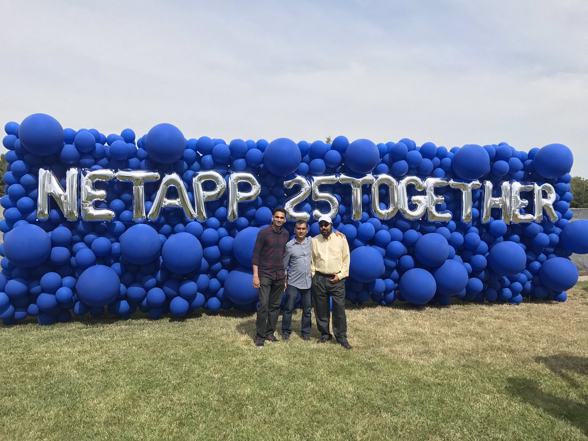 PritpalCSingh's tweet photo. Celebrating 25th Anniversary @NetApp @NetAppIT #DataDriven https://t.co/yzm4rCgf1Y
