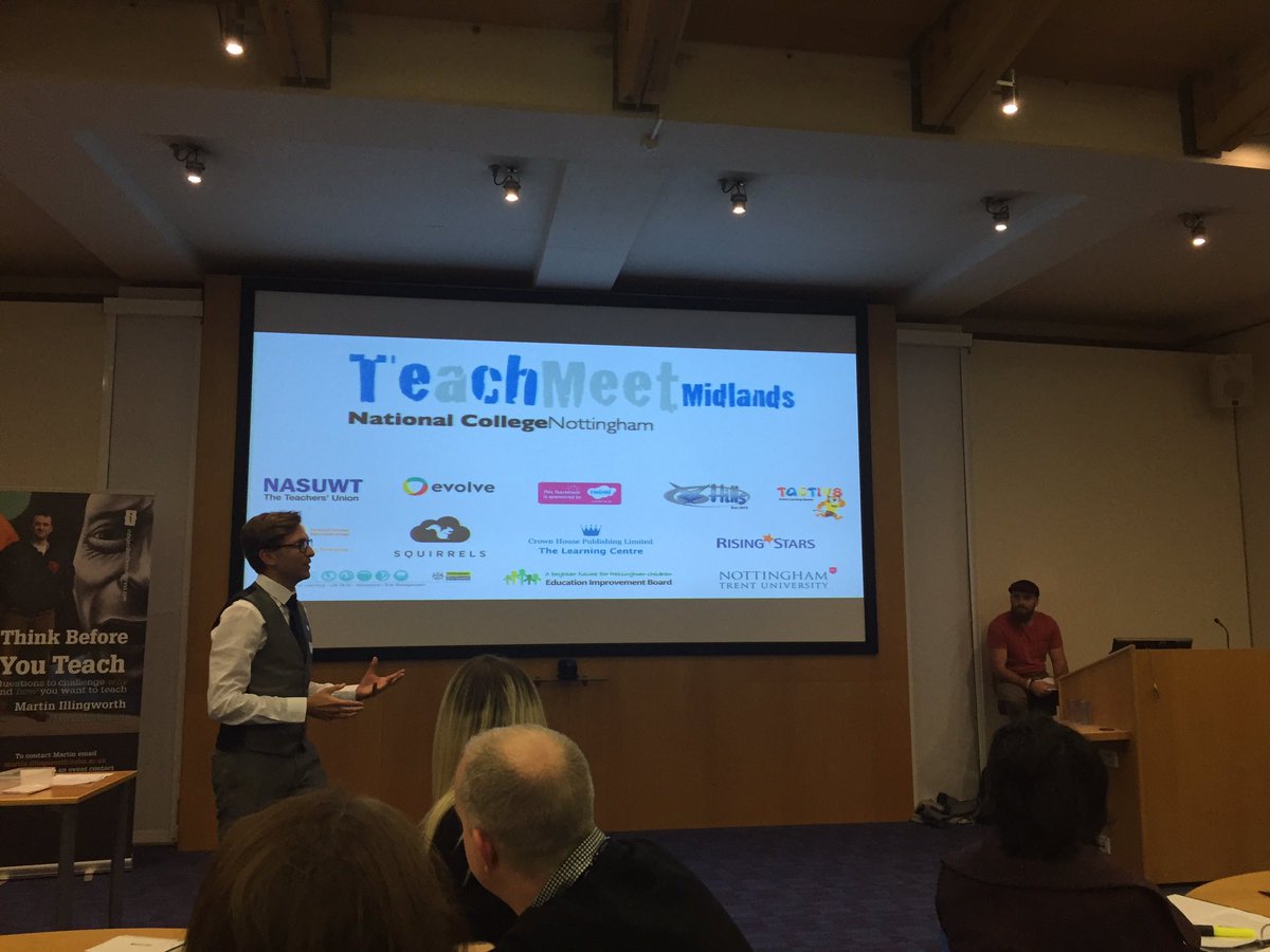 AnnaTransform's tweet photo. Amazing start to TeachMeet East Midlands #TMEM @MarcWithersey @PeteBevington https://t.co/gbK2fKCCFu