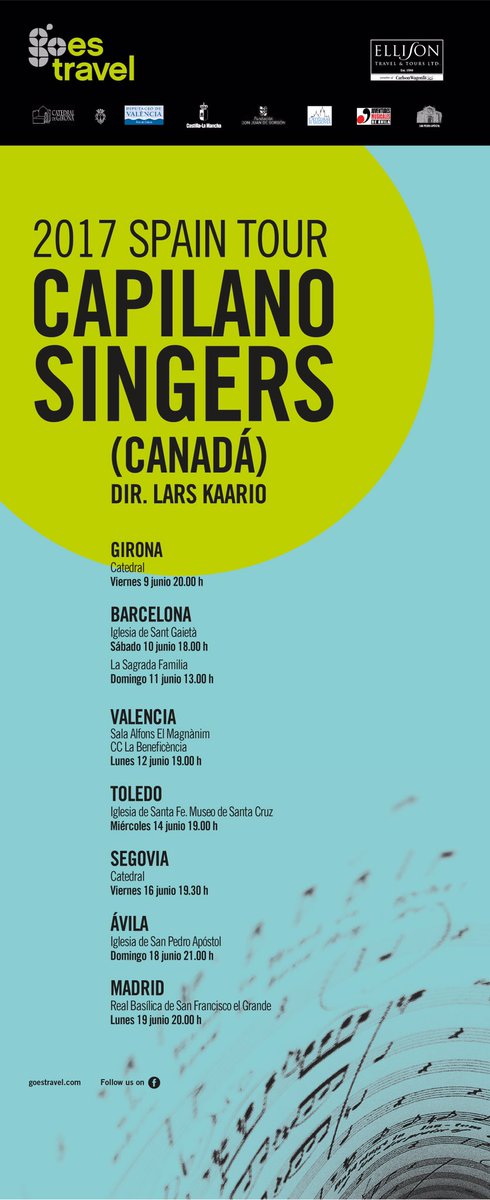 goESTravel (@goestravel) on Twitter photo Divendres 09/06 a les 20h, a <a href="/CatedralGirona/">Catedral de Girona</a> , concert del cor Canadenc Capilano Choir. Entrada lliure @cultura_gi @ Divendres 09/06 a les 20h, a <a href="/CatedralGirona/">Catedral de Girona</a> , concert del cor Canadenc Capilano Choir. Entrada lliure @cultura_gi @