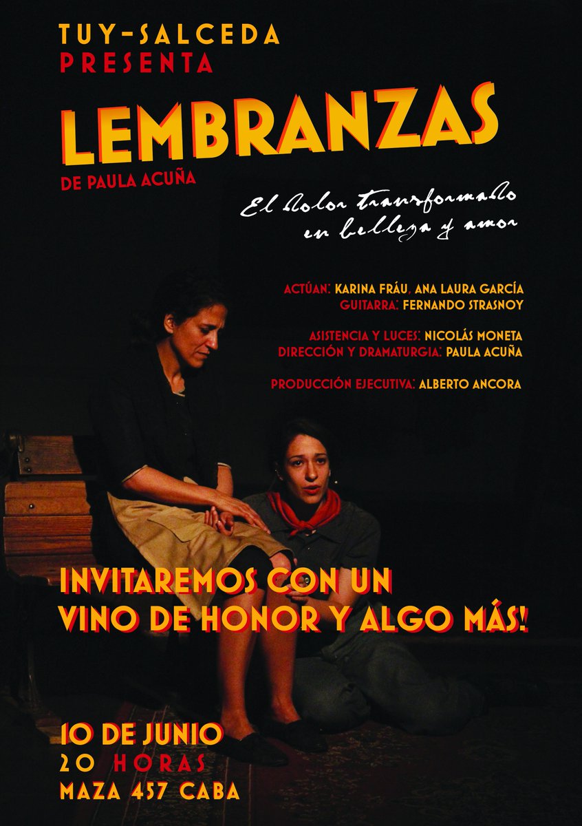 baixominoarg's tweet photo. Los esperamos!Consultas y venta de entradas anticipadas: tuy_salceda@yahoo.com.ar y info@baixomino.com.ar
O adquirirlas el dia de la función https://t.co/HziBCPTLoz