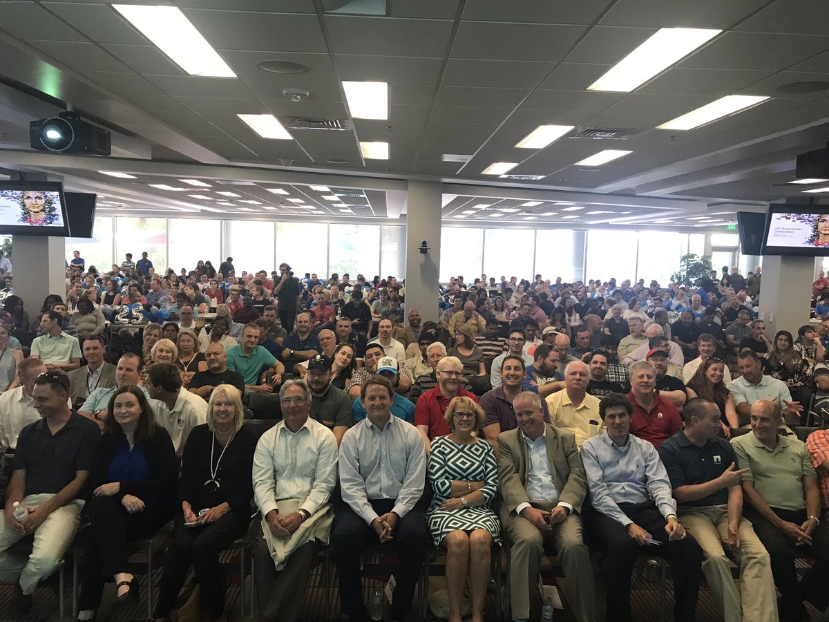 WThomasStanley's tweet photo. I'm honored to be RTP Site lead and host the celebration of NetApp's 25th Anniversary.  #DataDriven https://t.co/NK3r0h2ndR