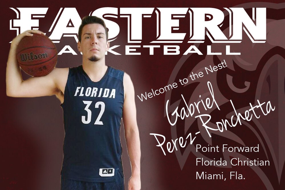 TRANSFER ALERT: Welcome Gabe Perez to <a href="/EU_MBB/">Eastern Basketball</a>! The 6'5 Point Forward will be a huge addition for us....lucky to have him