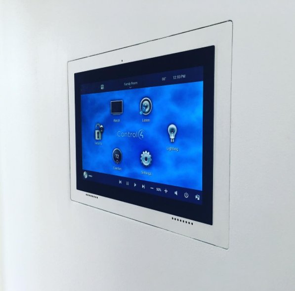WallSmart_Ltd's tweet image. Great looking #flushmounted @Control4 T3 touch panel, with our #NewConstruction mount. Good job ae-av.com!