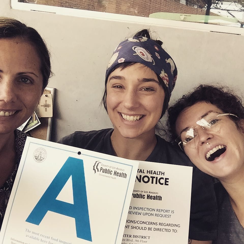 spoke_lariver's tweet photo. Something very exciting happened yesterday! Good job everybody! #healthinspection #astudents #newrestaurant #losan… https://t.co/qzgUK5n2Iz https://t.co/SnMAFoq6cv