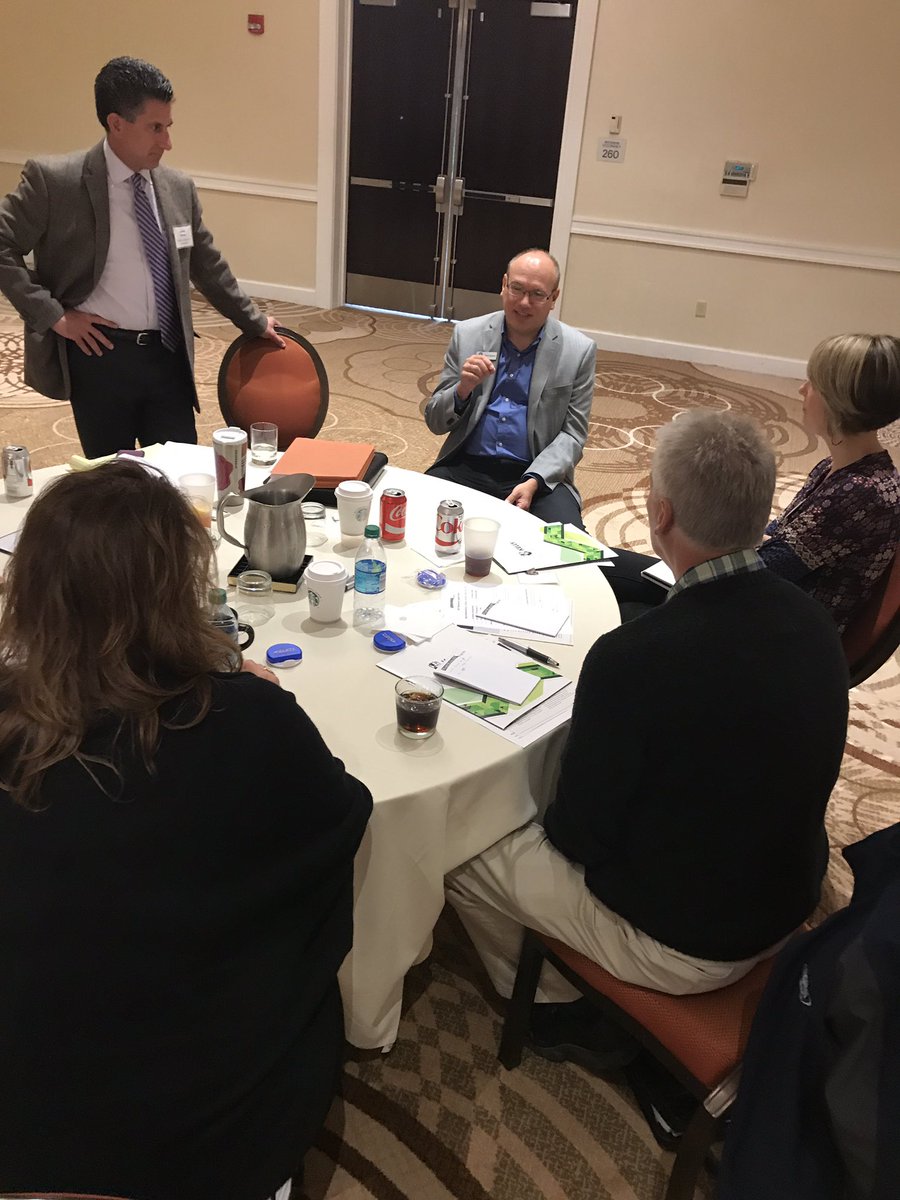 KayleighEngle's tweet photo. @scottdbutcher talks about "office space design" for the new age offices he has been working on lately during the roundtable at #SNForum https://t.co/fN3R78i34C