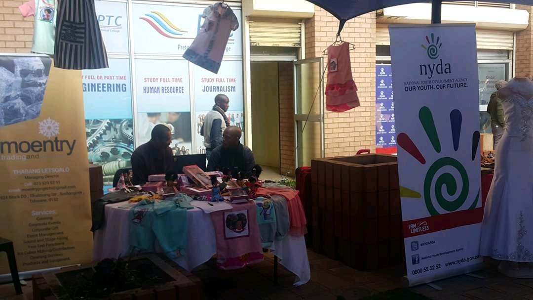 NYDARSA's tweet photo. Check out what went down in the Youth Market part at the NYDA Tshwane Branch Youth Fair (Part 1).

#YouthMonth 
#YouthArise 
@GovernmentZA https://t.co/VnSdPBqw8k