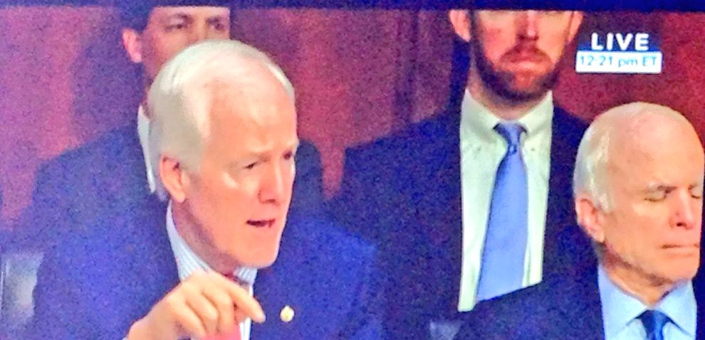 girl_iowagirl20's tweet photo. @CNN Hope @SenJohnMcCain can stay awake? He slept thru #SenIntelCmte hearing today! #SenatorSenile https://t.co/kGuZEEuzy5