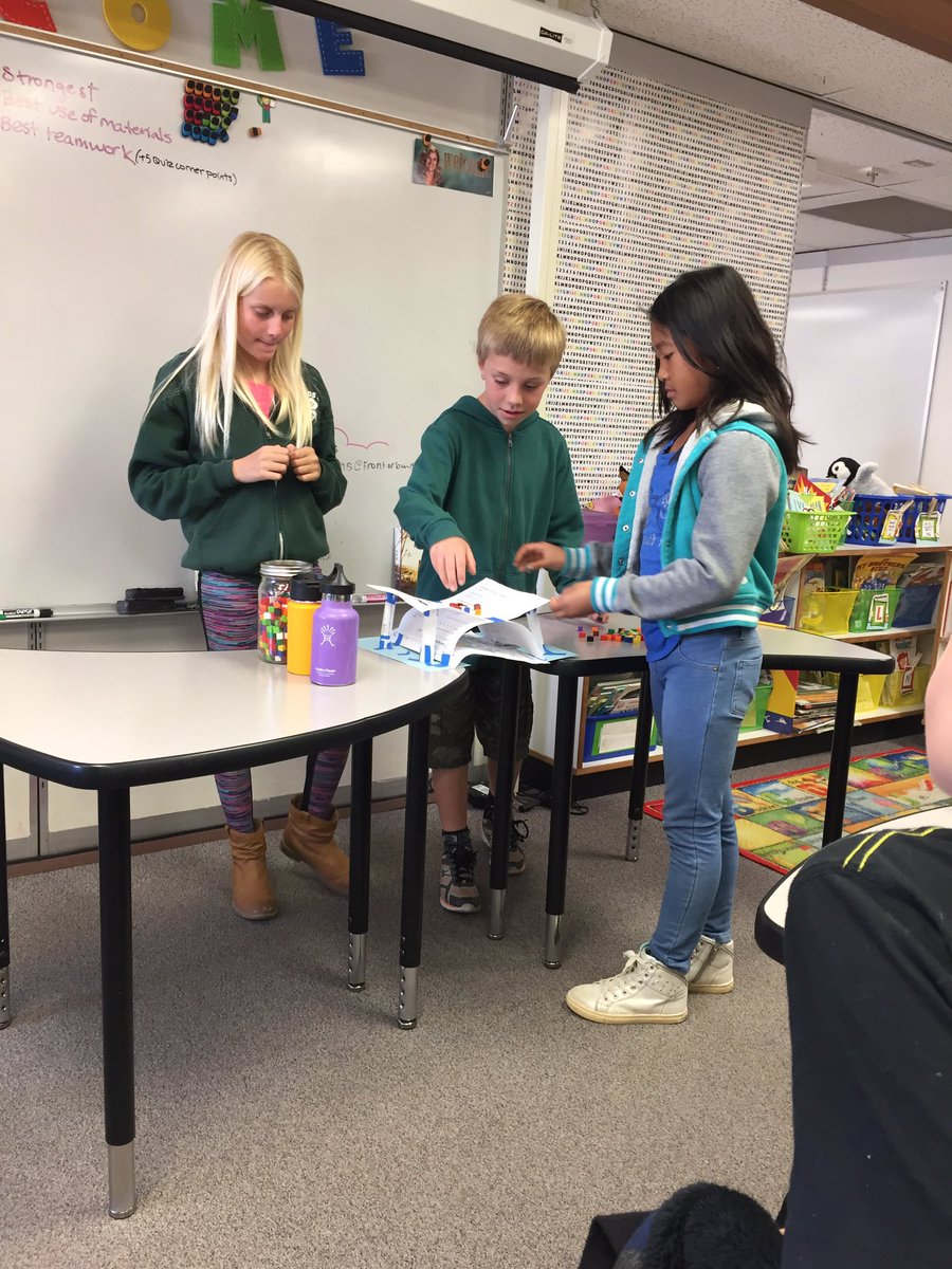MrsCappellano's tweet photo. Testing our bridge strength with Bridges! @BaywoodBears @MLCmath https://t.co/wA3DIDPh9Y