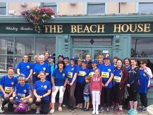 GreystonesCS's tweet photo. Big thanks to those who walked, ran or jogged for GCS.  True Blue Belles to the core.  Big thanks also to their sponsors. Great day out !! https://t.co/kodiHf8r7R