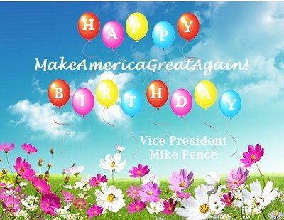Happy Birthday Mike Pence 