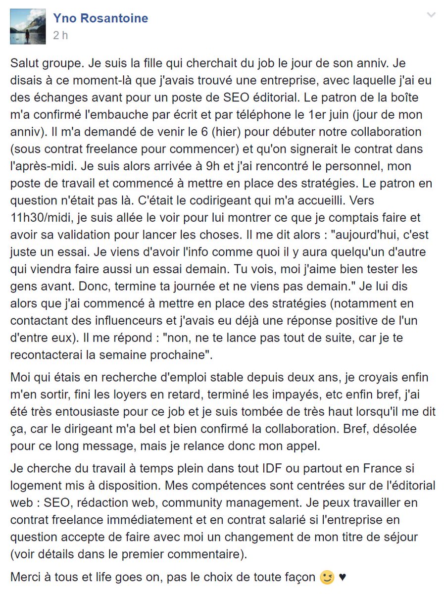 ynorosantoine's tweet photo. @Minist_Travail @Meteojob @EchosStart @frederikcousin @ludosim @i4Emploi @twitemploi https://t.co/k1nUfHhWMX