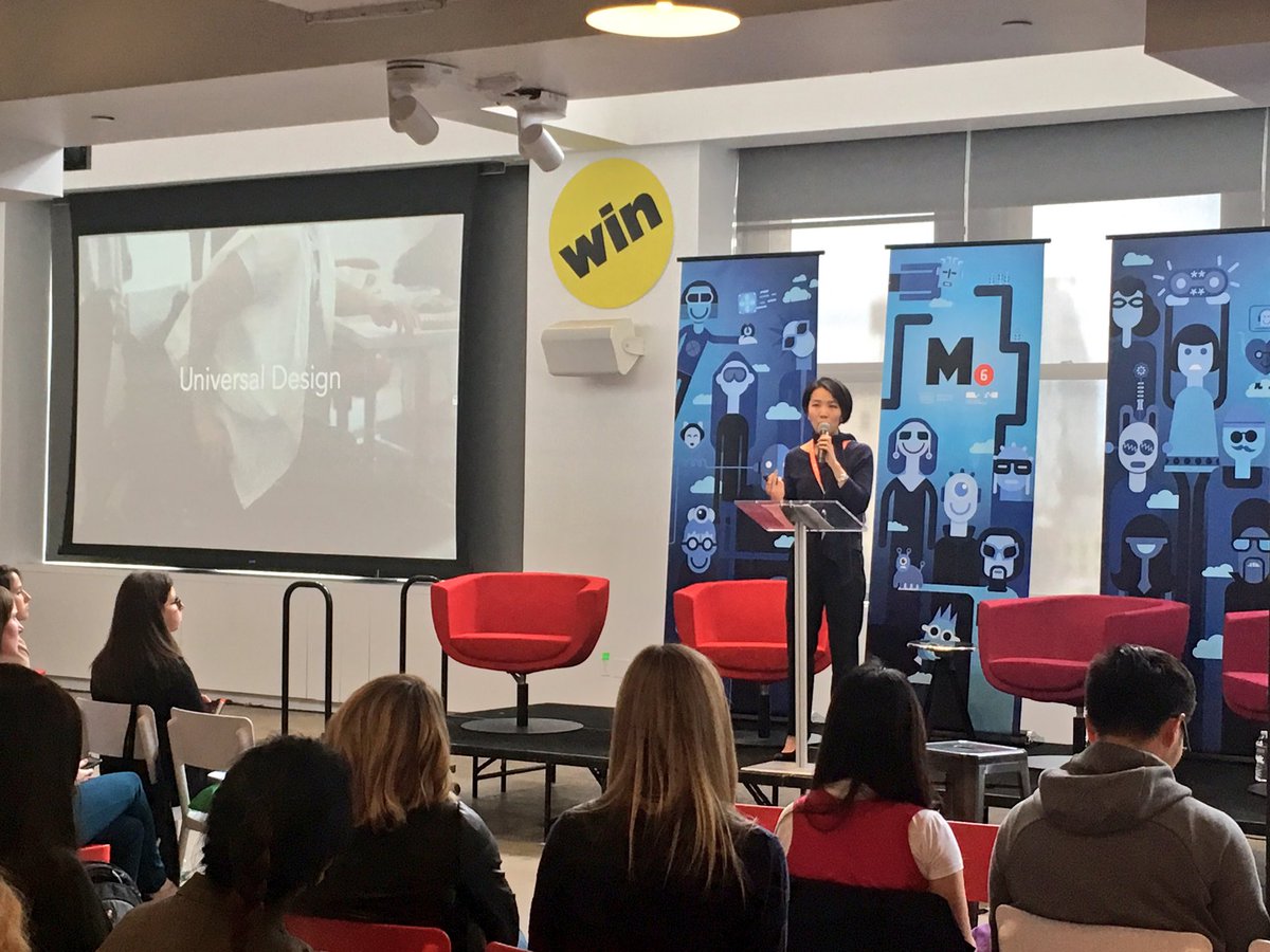 iamamychen's tweet photo. 👏Here's @mfadt alumna Grace who heads up @OpenStyleLab, making fashion &amp; style accessible to all 👏#partnerability #mdot2017 #accessibility https://t.co/CkXyX2PwwT