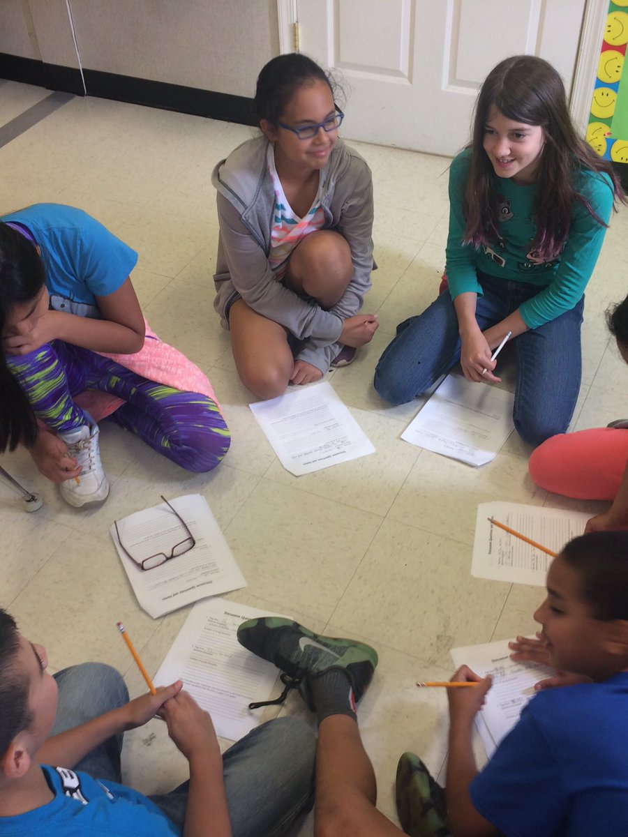 DohertyDana's tweet photo. The students are running their own book clubs! They are ready for 6th grade! https://t.co/7LWveNy3Xj