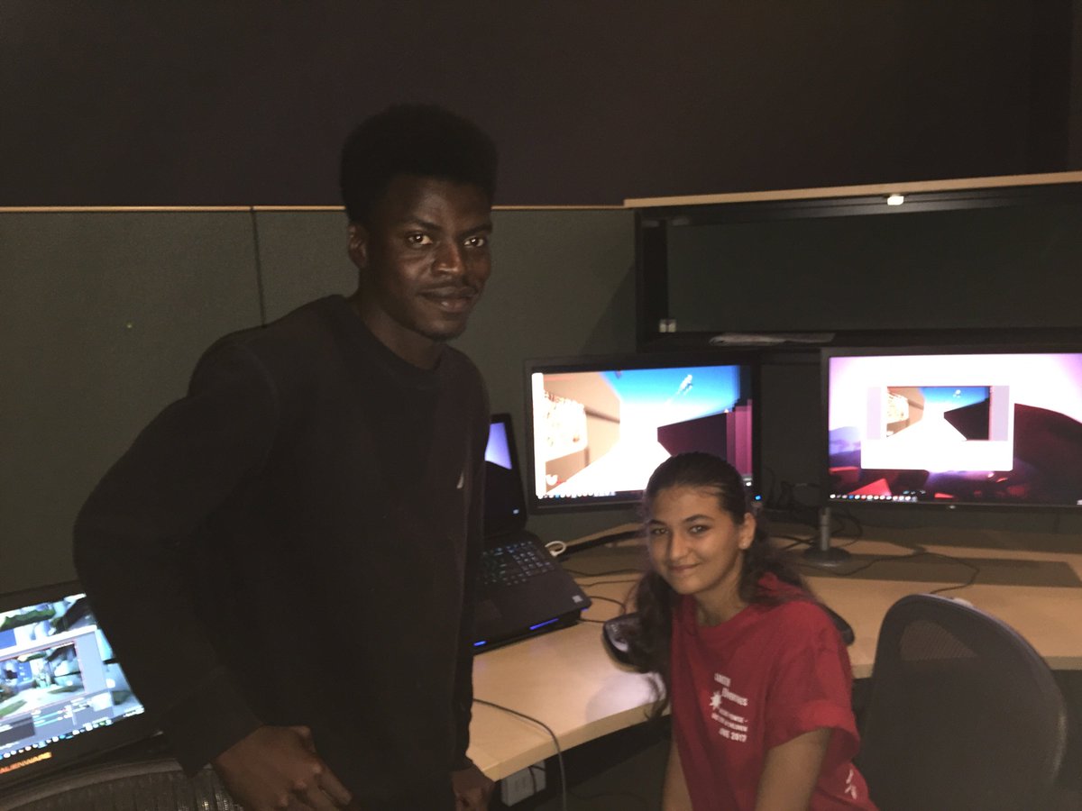 TeamPolish's tweet photo. Today we had a #playtest for Hollow with the Valencia Promise Program! Congrats to these two for making it the farthest! #indiedev https://t.co/vRXDSgG2vU