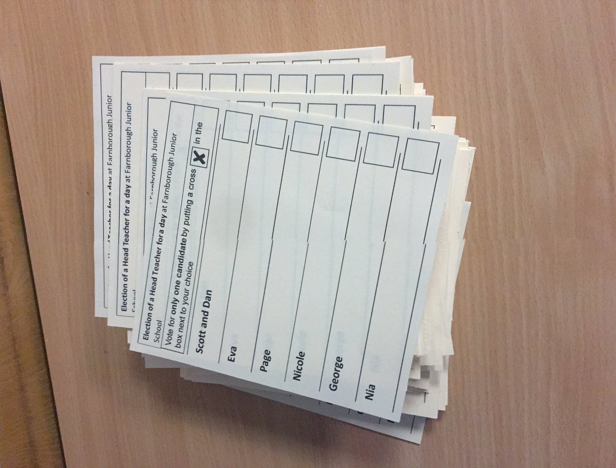 FRJS44's tweet image. Ballot papers ready for FRJS' big election tomorrow @FrjsJun @FriendsofFRJS