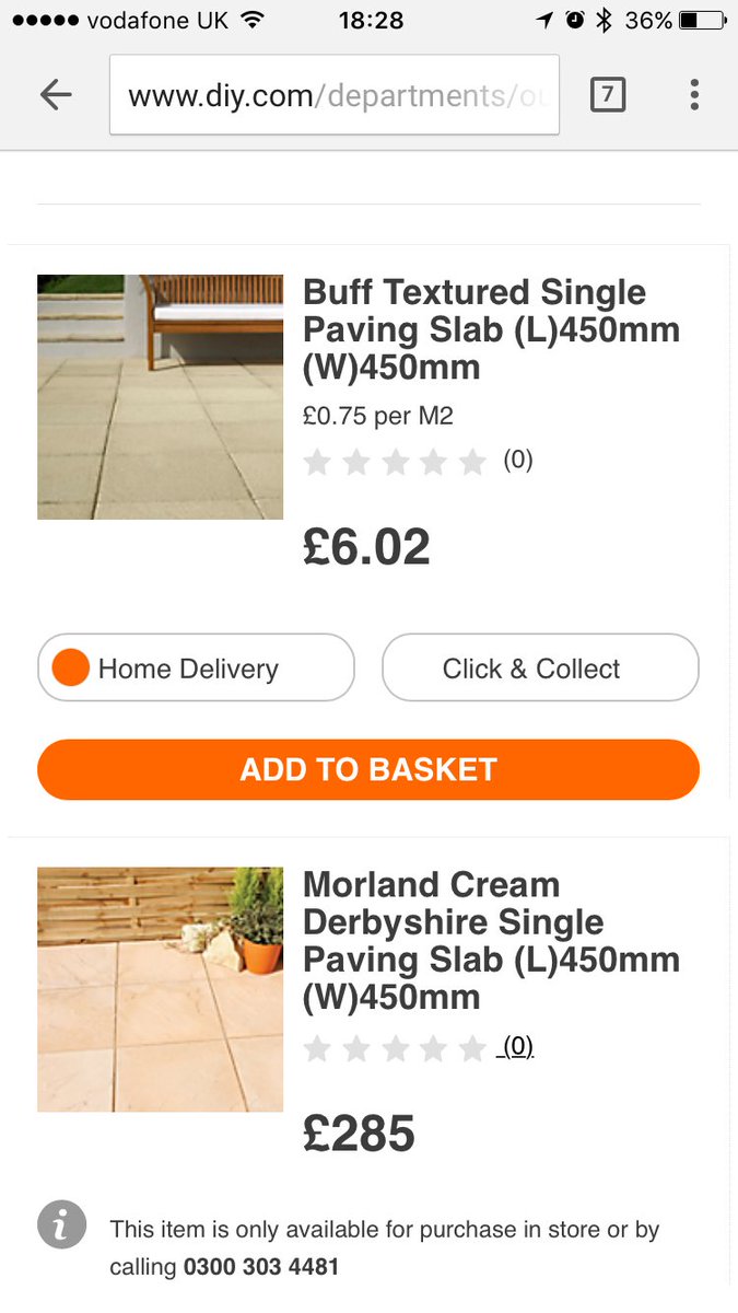 mikeyoung84's tweet photo. @BandQ I would like to buy 40m2 of these at the price per m2. Helpline not helpful after an 1hr on hold? #tradingstandards https://t.co/4HgbD83vW0
