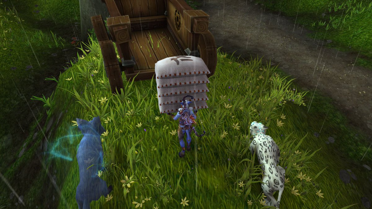 WildishWolf's tweet photo. Just another day on the farm in the world of @warcraft :)
#warcraft #noodlecart #tillers https://t.co/SZ3rxd0bYn