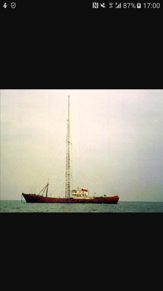 TrevorHaynes575's tweet photo. @radiocaroline Congratulations another success! Today, coincidentally I'm passing through a wonderful link #RossRevenge #RadioShip refit #Santander 1983 ☺ https://t.co/JZ8lZLxcor