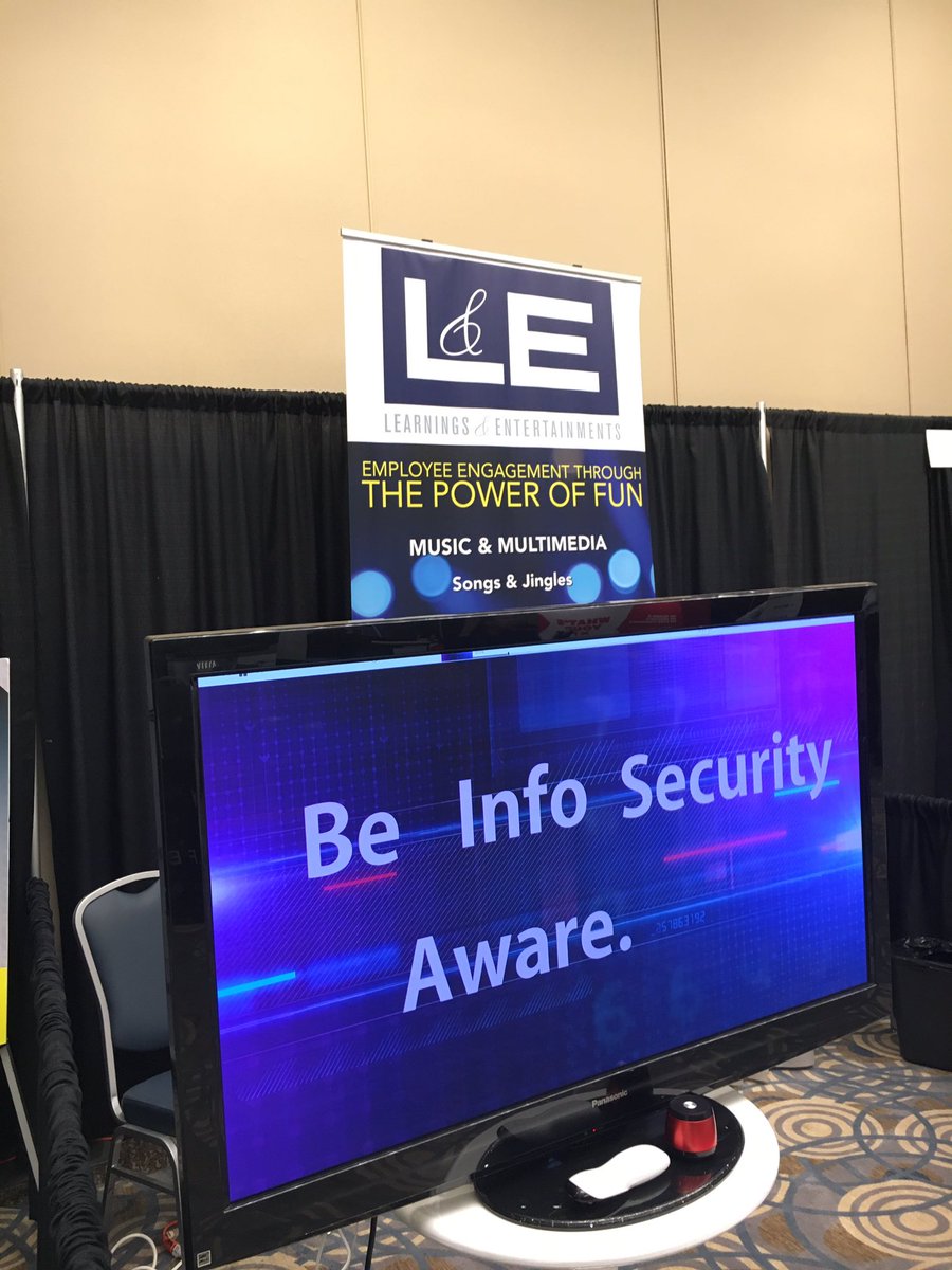 L_E_Creative's tweet photo. Short, simple, fun songs, jingles, videos, &amp; other advertising-like commercials make #infosecurity awareness more engaging. #SWCHI17 https://t.co/mVKQzVFgnM