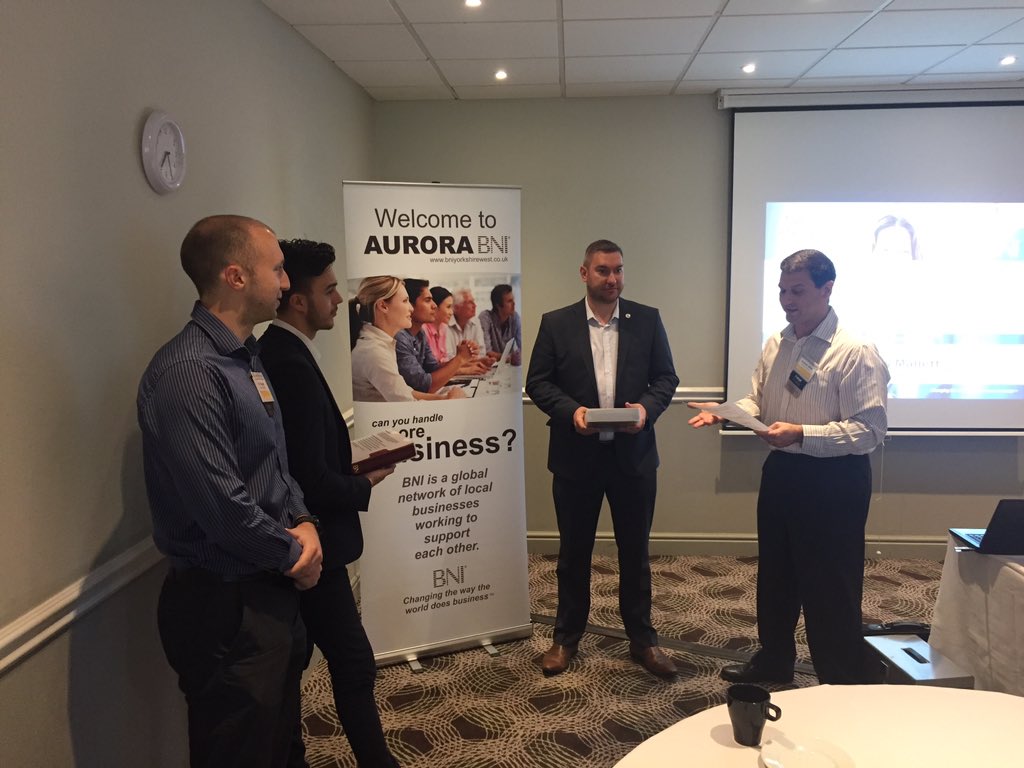 Congratulations to Dave Cockerham @ixrmdave and Ben Armytage @idt_yorkshire as they join <a href="/bni_aurora/">BusinessGrows</a> @bniyorks this morning #bni