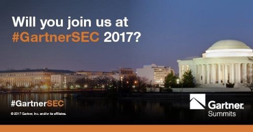 Securonix's tweet photo. Join #Securonix at #GartnerSEC June 12-15 - Natl. Harbor, MD. Use https://t.co/n0PL3fNOo9 save $300 on Registration! Stop By #Booth442! https://t.co/Octehk7PLa
