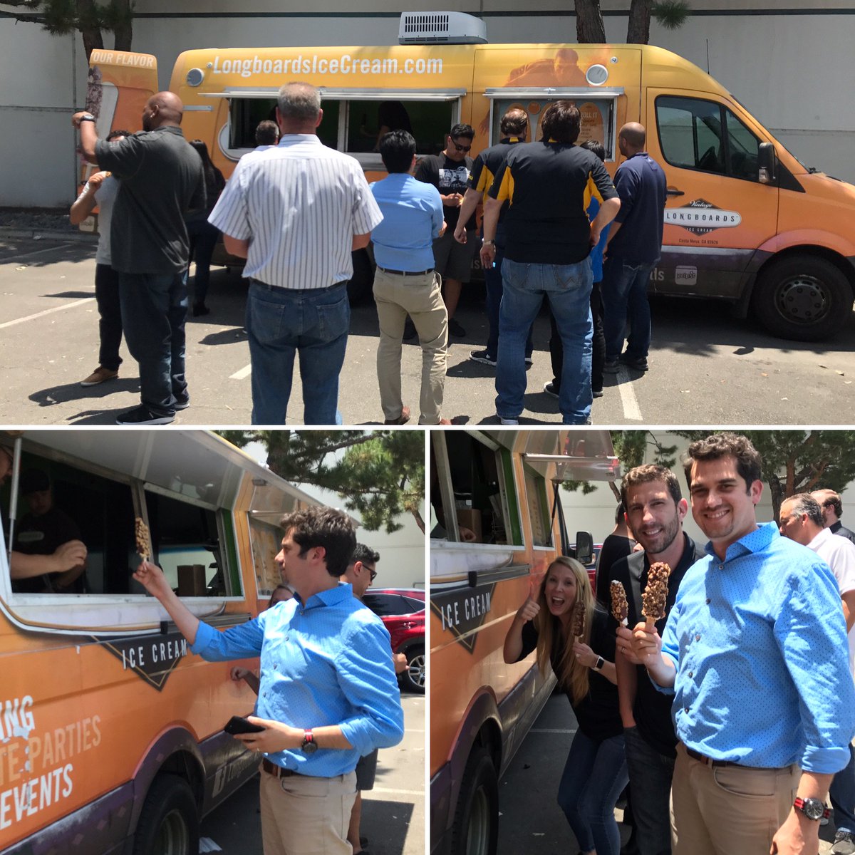 Kicked off summer by bringing in <a href="/longboards/">longboards</a> ice cream 🍦Our Team Members loved their free ice cream 😋